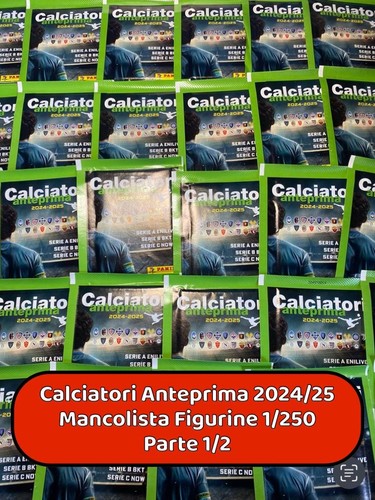 Calciatori anteprima 2024 - anteprima, 2025