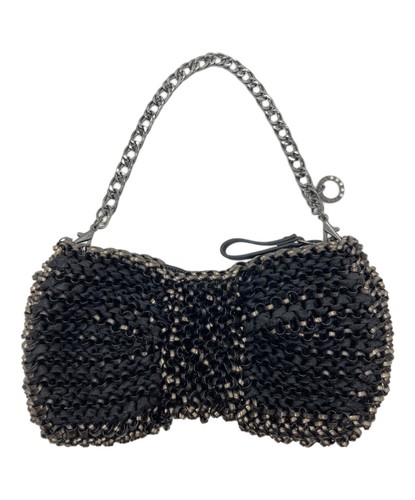 Anteprima black ribbon bow - ribbon,